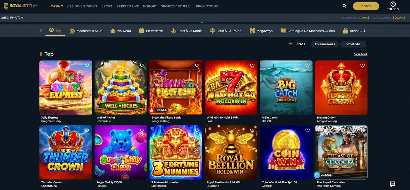 Royalistplay Casino Seite